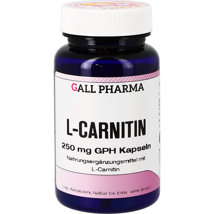 GALL PHARMA L-Carnitin 250 mg GPH Kapseln, 30 pcs. Capsules