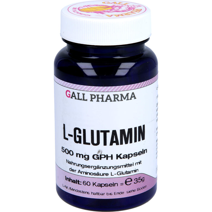 GALL PHARMA L-Glutamin 500 mg GPH Kapseln, 60 pc Capsules