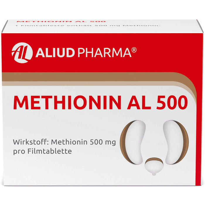 Methionin AL 500 Filmtabletten zur Harnansäuerung, 50 St. Tabletten