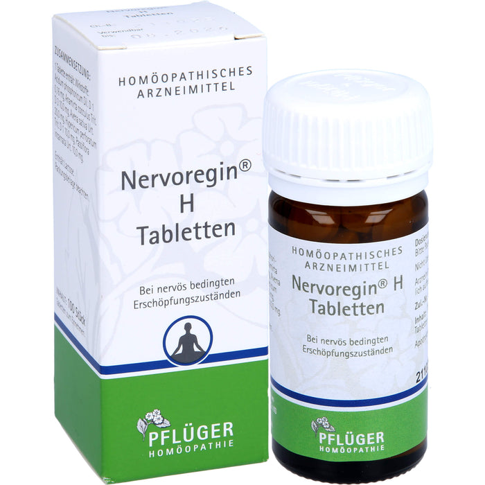 Nervoregin H Tabletten bei nervös bedingten Erschöpfungszuständen, 100 pcs. Tablets