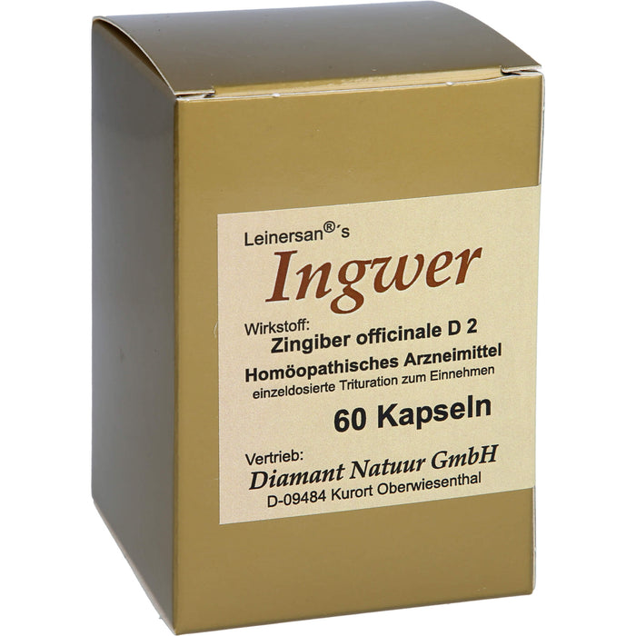 Ingwer Diamant Natuur Kapseln, 60 St KAP