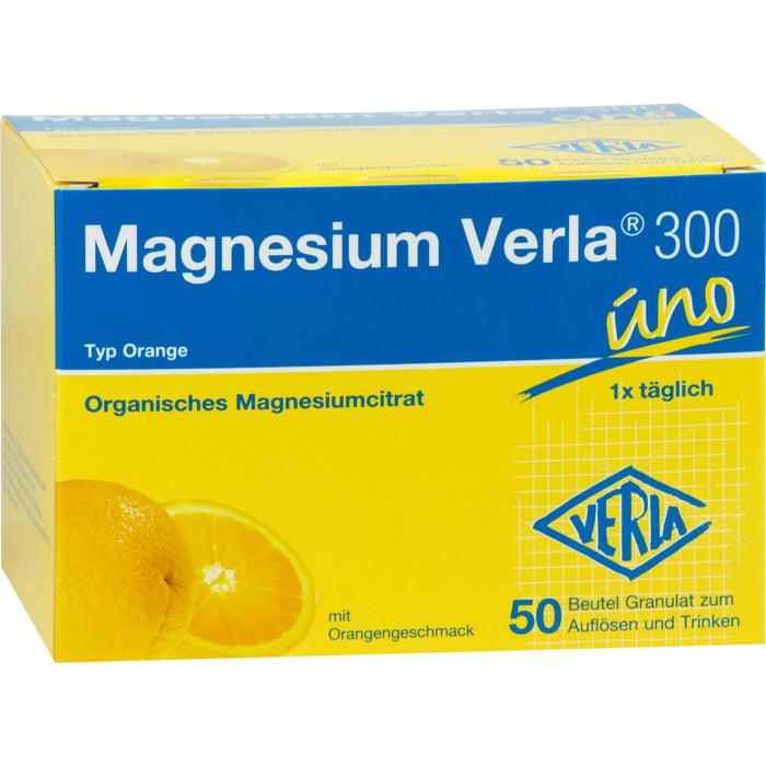 Magnesium Verla 300 uno Typ Orange Granulat, 50 pc Sachets