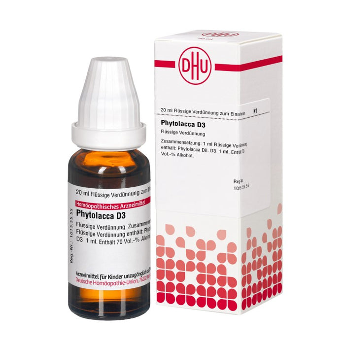 DHU Phytolacca D3 Dilution, 20 ml Lösung