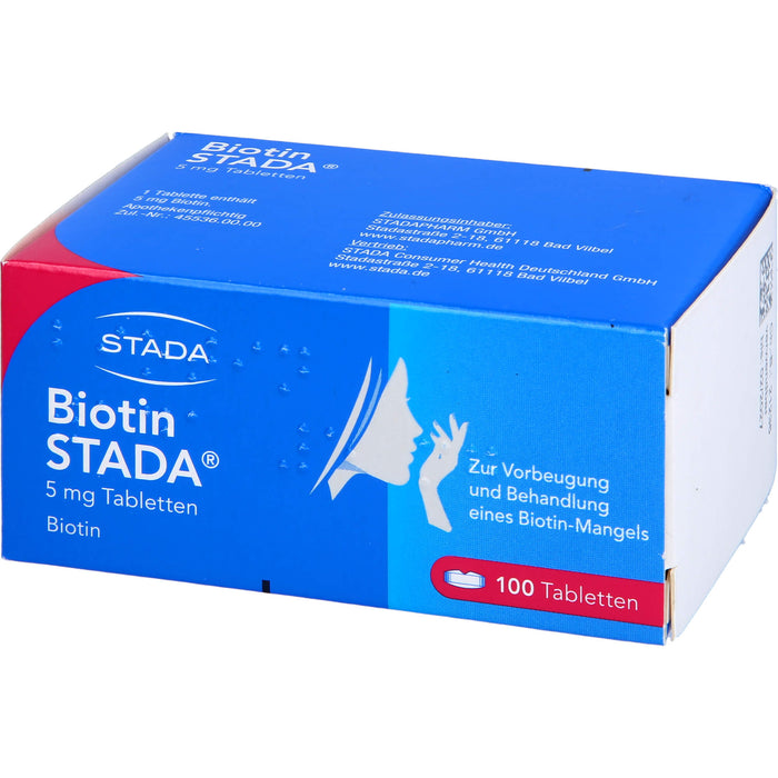 Biotin STADA 5 mg Tabletten, 100 St. Tabletten