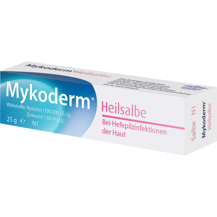 Mykoderm Heilsalbe bei Hefepilzinfektionen der Haut, 25 g Onguent