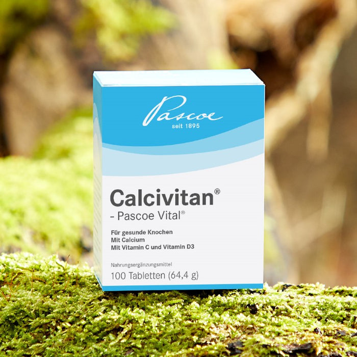 Calcivitan - Pascoe Vital Tabletten für gesunde Knochen, 100 pcs. Tablets