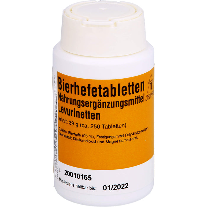 Teofarma Bierhefetabletten Leuvrinetten, 250 pc Tablettes