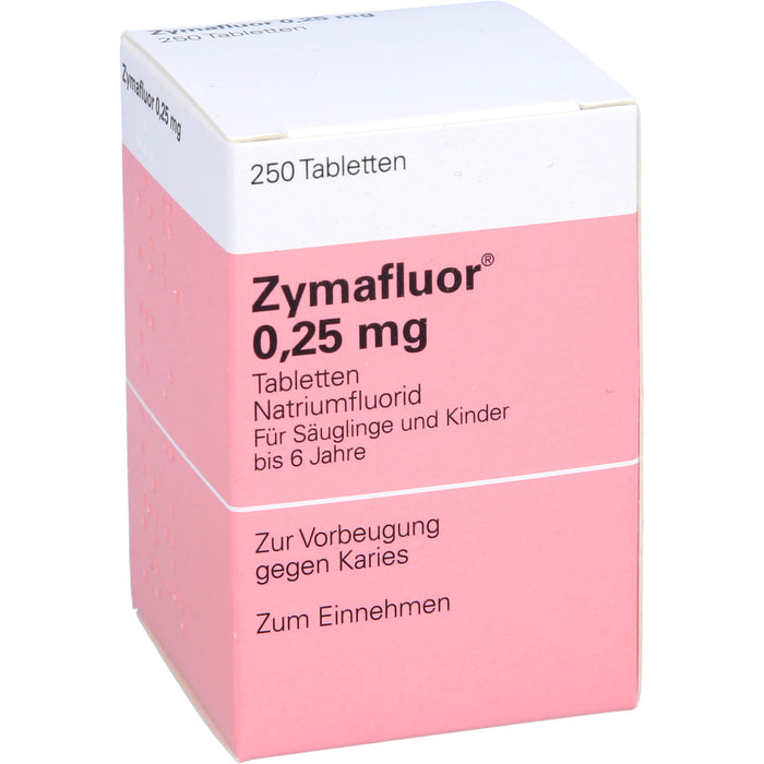 Zymafluor 0,25 mg Tabletten, 250 pc Tablettes