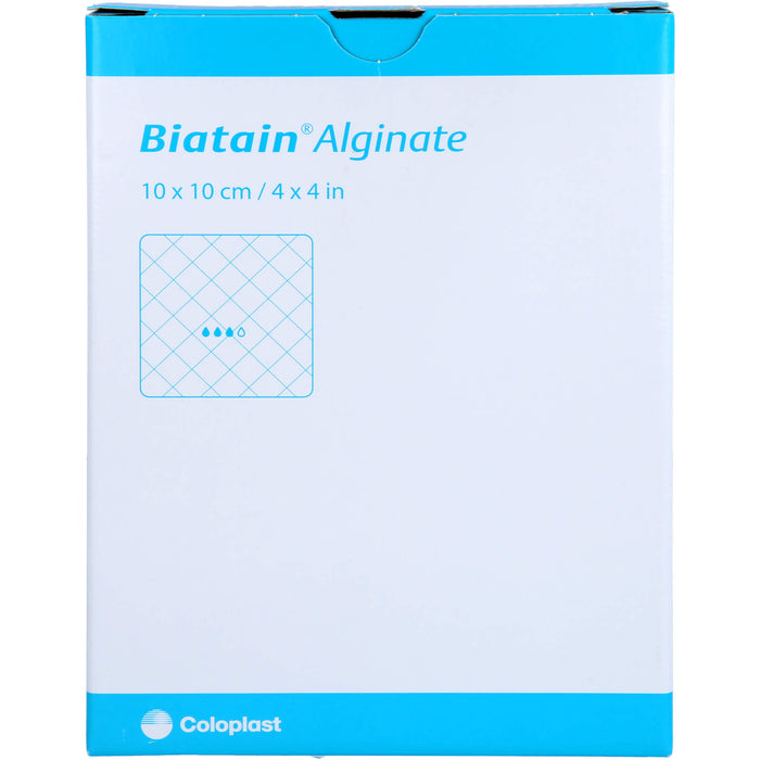 Biatain Alginate Kompressen 10x10cm, 10 St VER