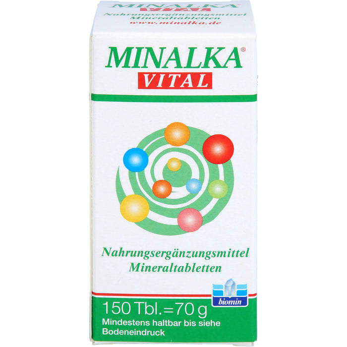 MINALKA vital Mineraltabletten, 150 pc Tablettes