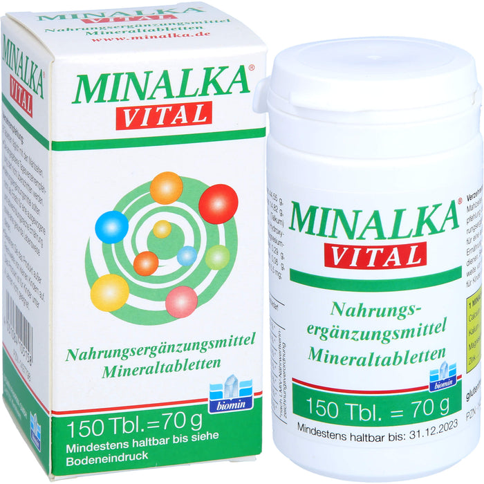 MINALKA vital Mineraltabletten, 150 pcs. Tablets