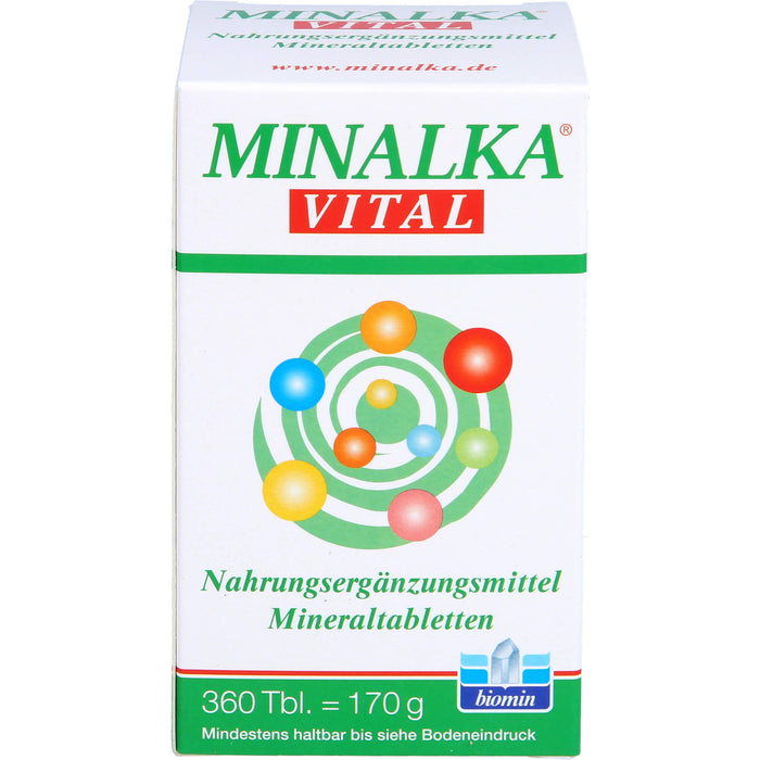 MINALKA vital Mineraltabletten, 360 pc Tablettes