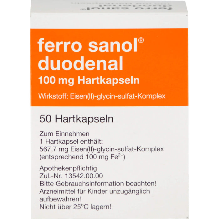 ferro sanol duodenal Kapseln gegen Eisenmangel, 50 pc Capsules