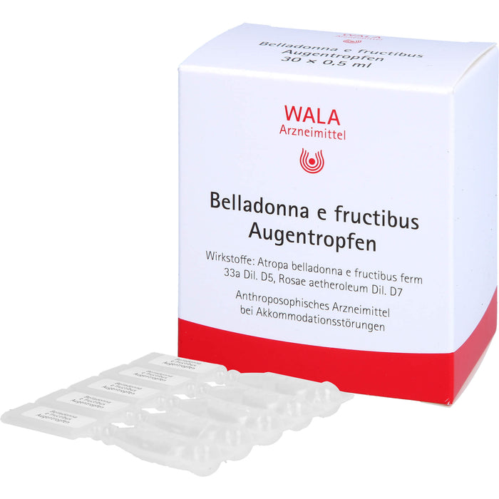 WALA Belladonna e fructibus Augentropfen, 30 pc Solution