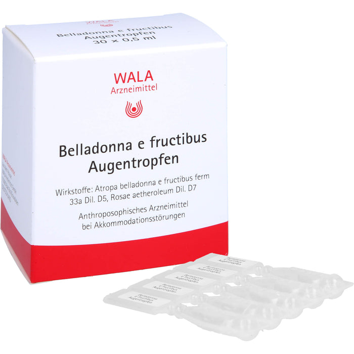 WALA Belladonna e fructibus Augentropfen, 30 pc Solution