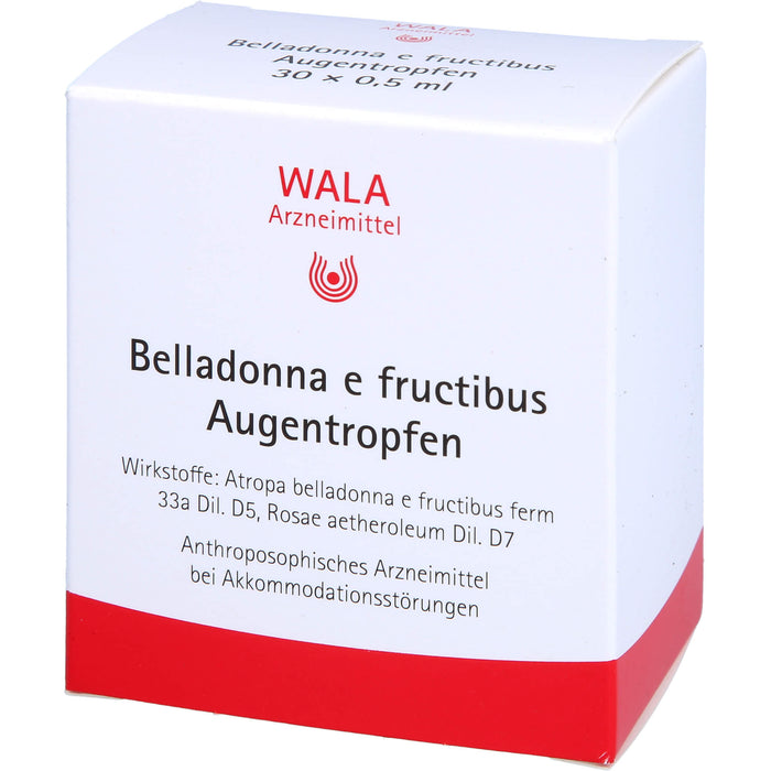 WALA Belladonna e fructibus Augentropfen, 30 pc Solution