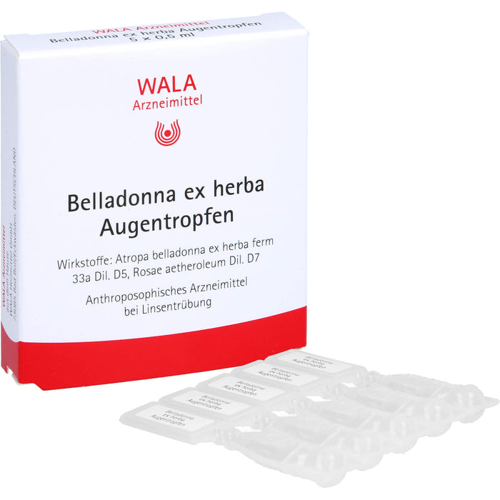 WALA Belladonna ex herba Augentropfen, 5 St. Lösung