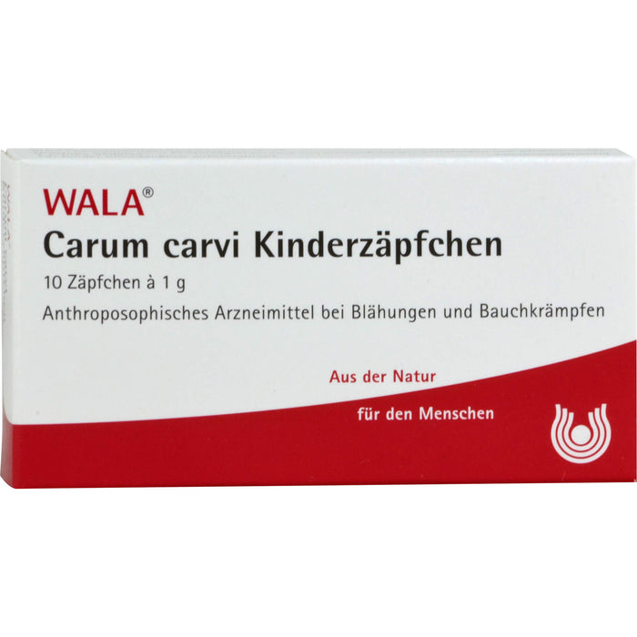 WALA Carum Carvi Kinderzäpfchen, 10 pcs. Suppositories