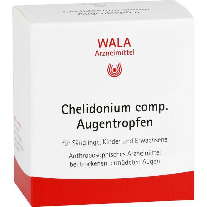 WALA Chelidonium comp Augentropfen bei trockenen, ermüdeten Augen, 30 pcs. Single-dose pipettes