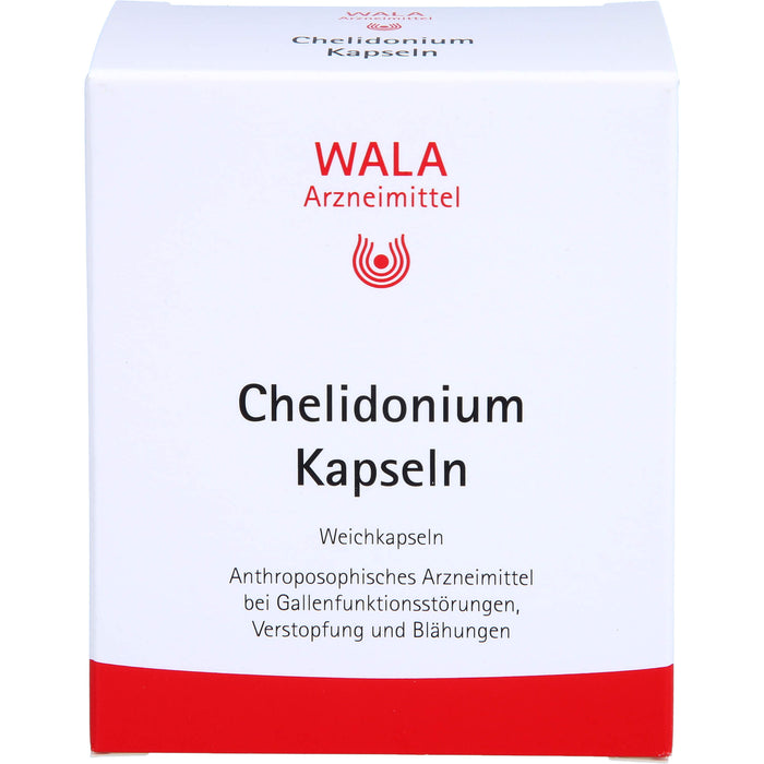 WALA Chelidonium Kapseln bei Gallenfunktionsstörungen, Verstopfung und Blähungen, 30 pc Capsules