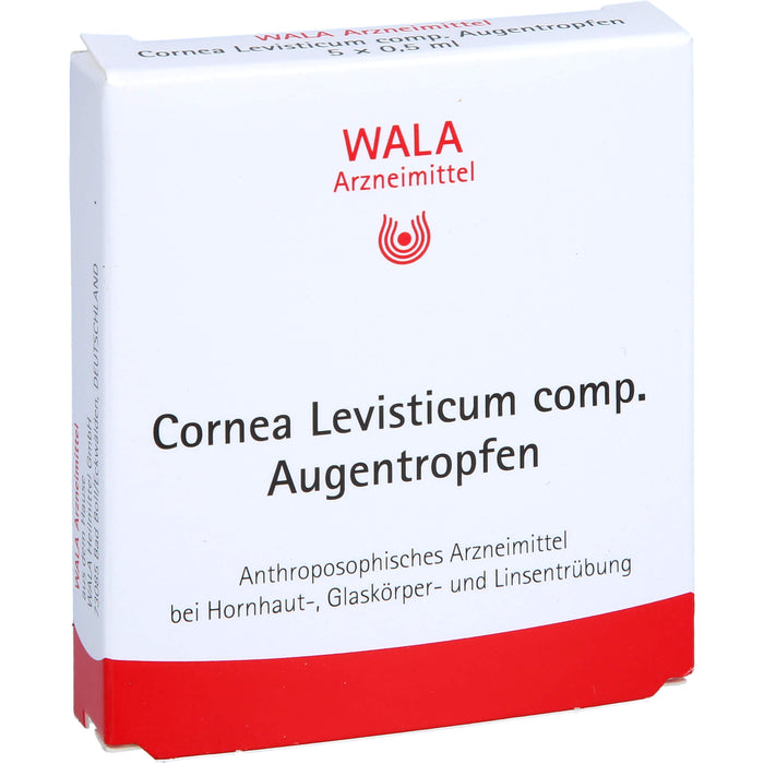 Cornea/Levisticum comp. Wala Augentropfen, 5 St. Einzeldosispipetten