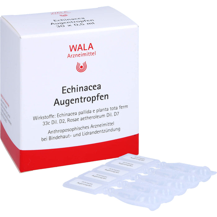 WALA Echinacea Augentropfen bei Bindehaut- und Lidrandentzündung, 30 pc Solution