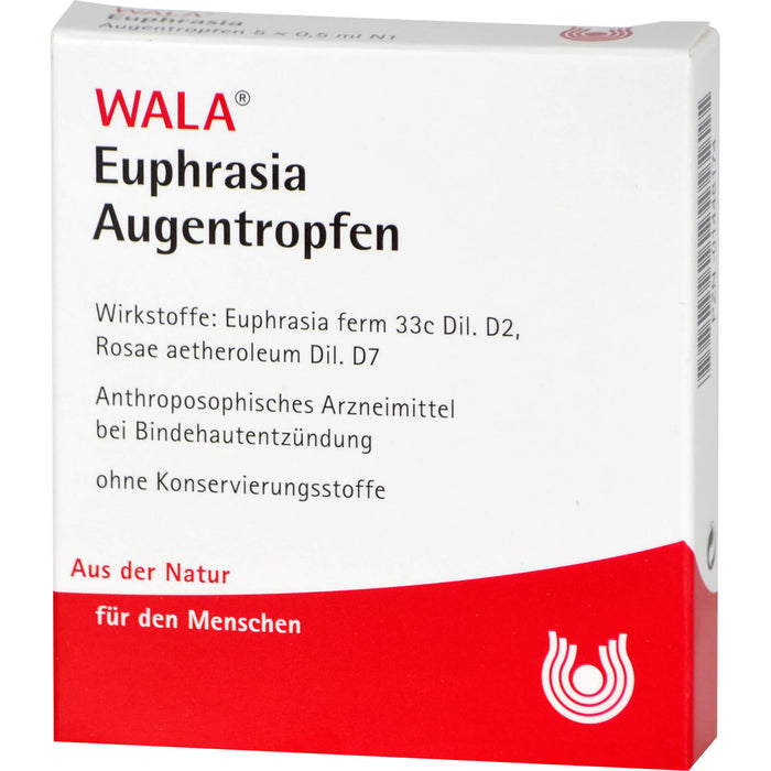 WALA Euphrasia Augentropfen, 5 pcs. Single-dose pipettes