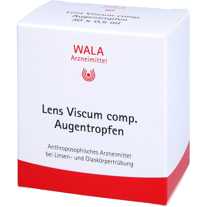 WALA Lens Viscum comp. Augentropfen bei Linsen- und Glaskörpertrübung, 30 St. Lösung