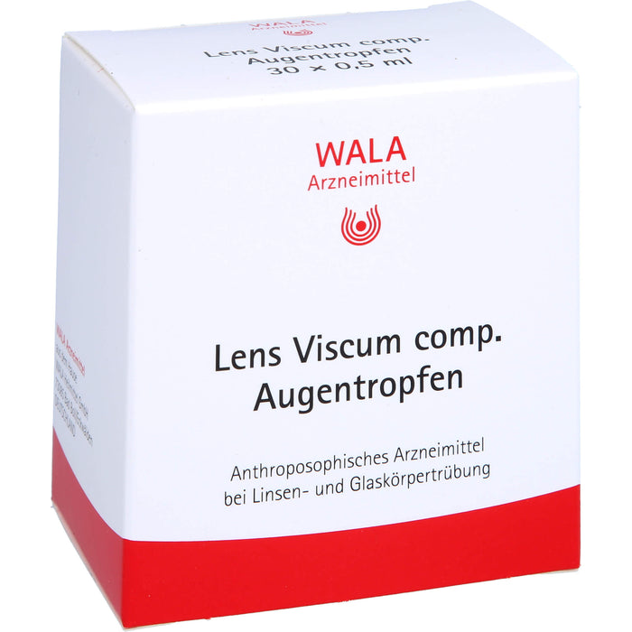 WALA Lens Viscum comp. Augentropfen bei Linsen- und Glaskörpertrübung, 30 pcs. Solution