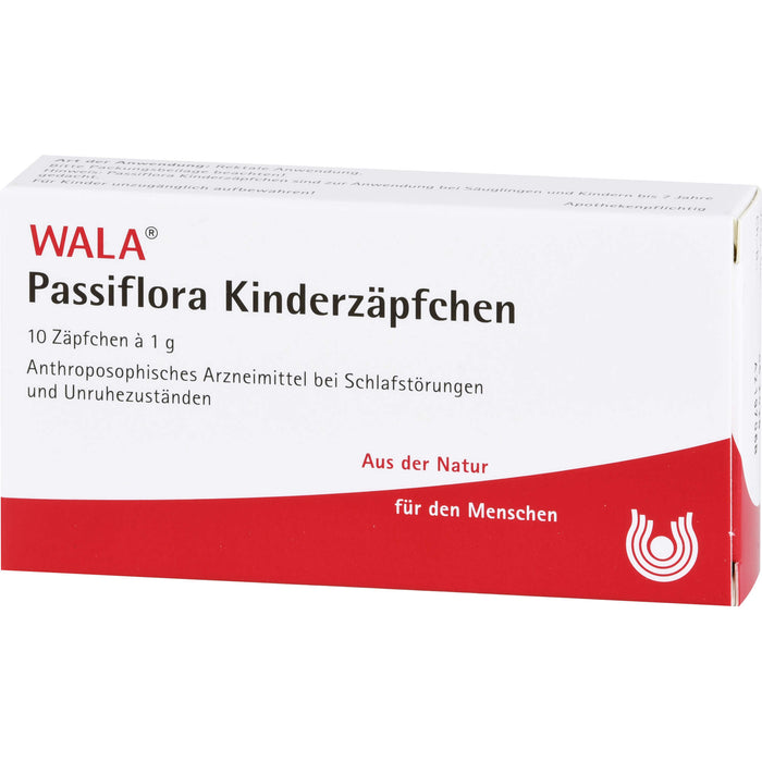 WALA Passiflora Kinderzäpfchen, 10 St. Zäpfchen