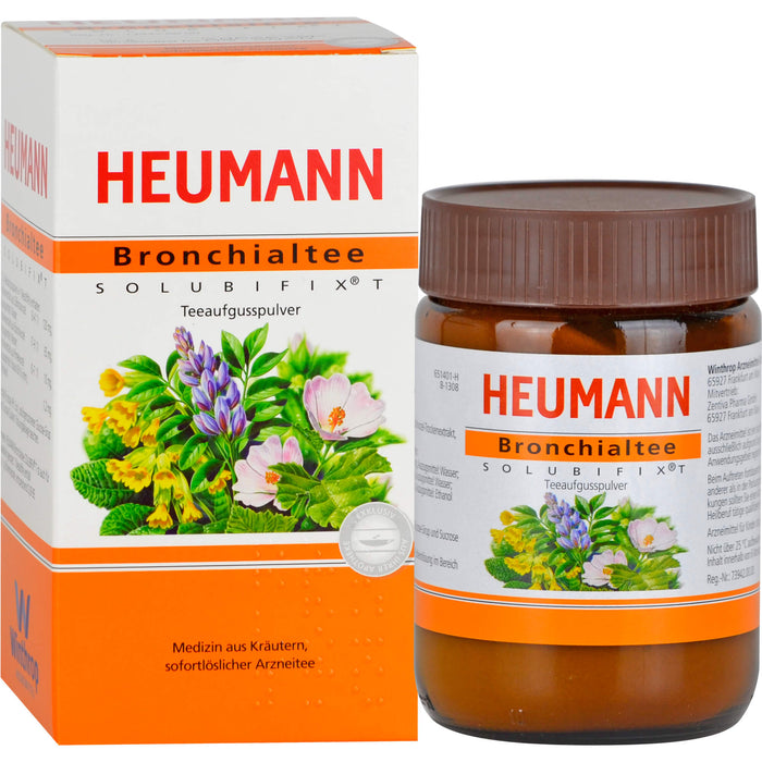 HEUMANN Bronchialtee Solubifix Teeaufgusspulver, 60 g Powder