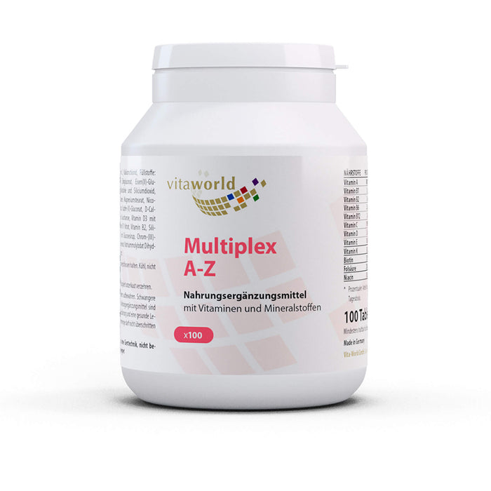 Vitaworld Multiplex Multivitamin A-Z Tabletten, 100 pcs. Tablets