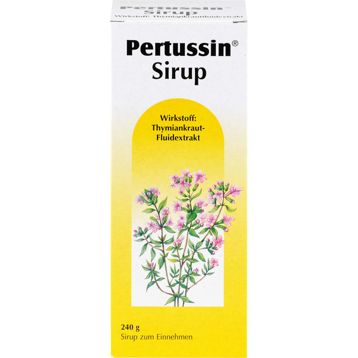 Pertussin Sirup bei Erkältungskrankheiten der Atemwege, 240 g Solution