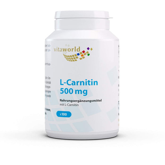 L-Carnitin 500mg, 100 St KAP