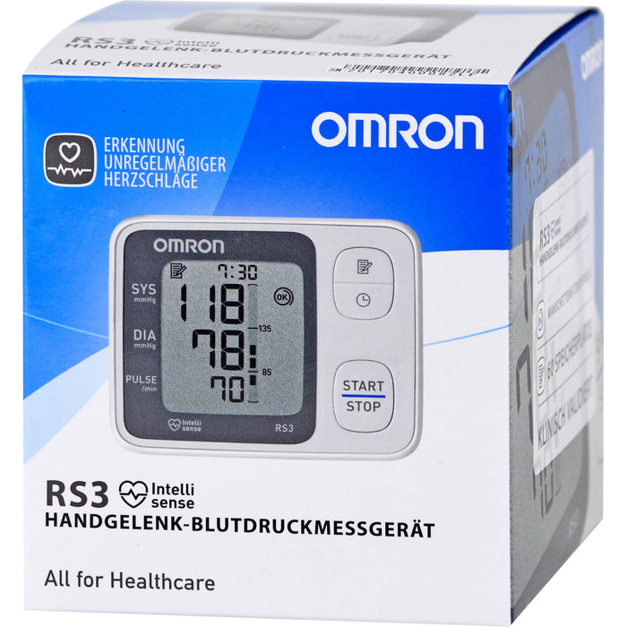 OMRON RS3 Handgelenk-Blutdruckmessgerät, 1 pc Contrôle de la pression sanguine