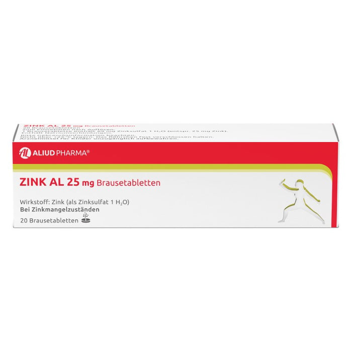 Zink AL 25 mg Brausetabletten, 20 pcs. Tablets