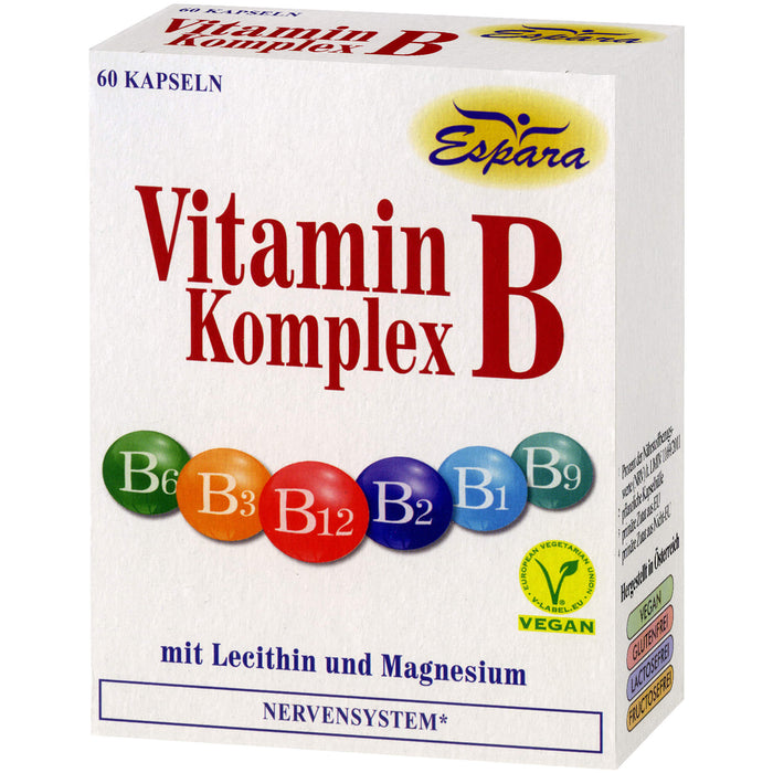 Espara Vitamin B-Komplex Kapseln, 60 pc Capsules