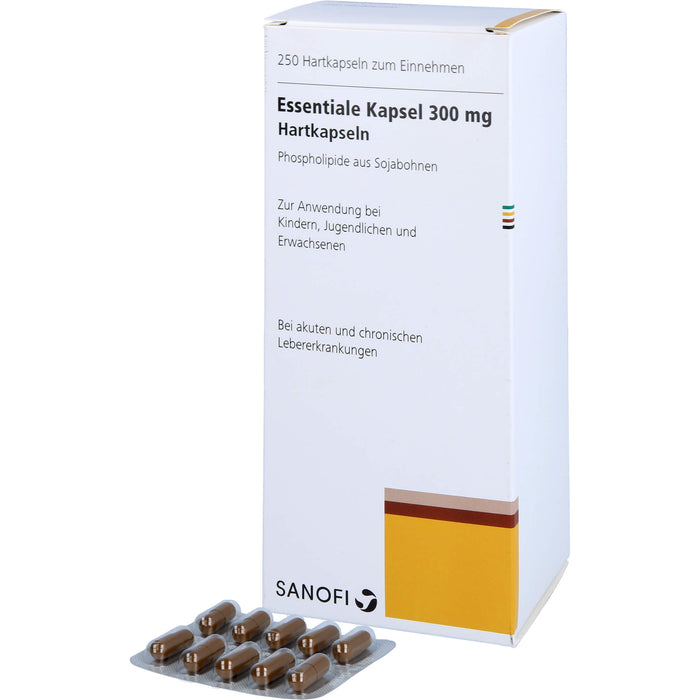 Essentiale Kapseln 300 mg bei akuten und chronischen Lebererkrankungen, 250 pcs. Capsules