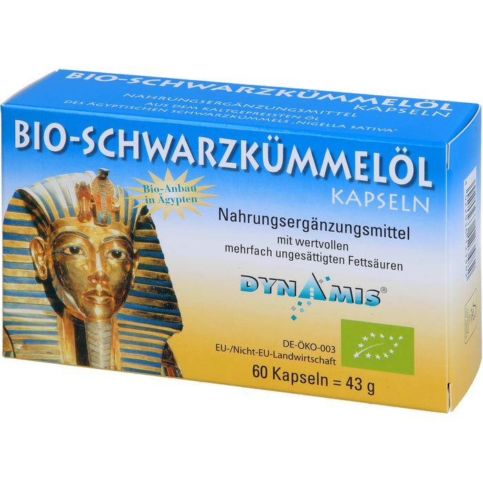 DYNAMIS Bio-Schwarzkümmelöl Kapseln, 60 pcs. Capsules