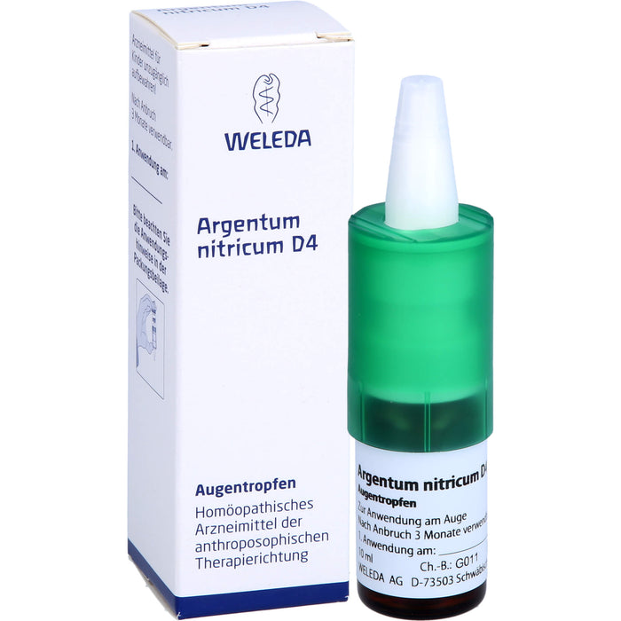 Argentum nitricum D4 Weleda Augentropfen, 10 ml ATR