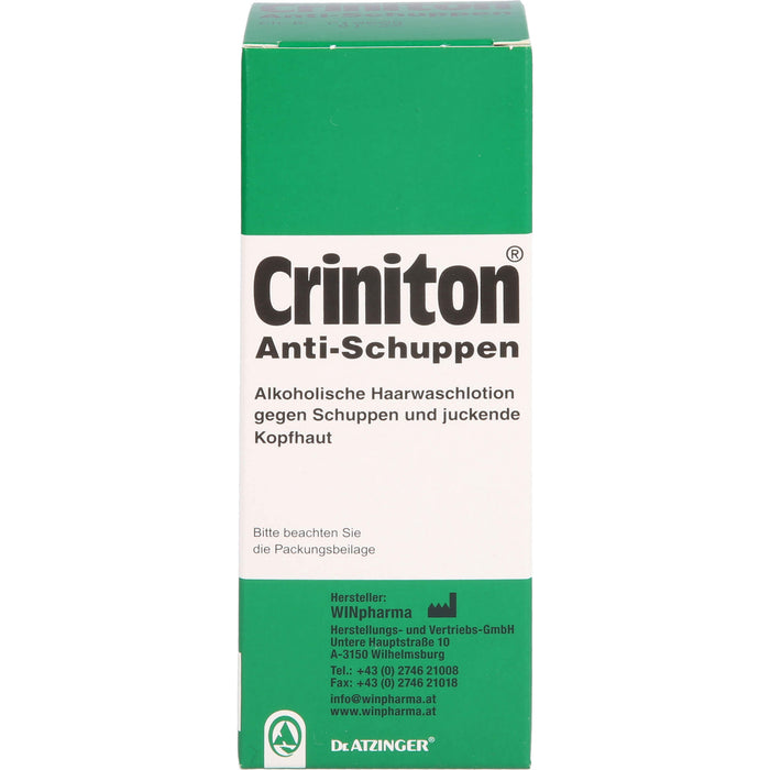 Criniton Anti-Schuppen Haarwaschlotion, 125 ml Solution