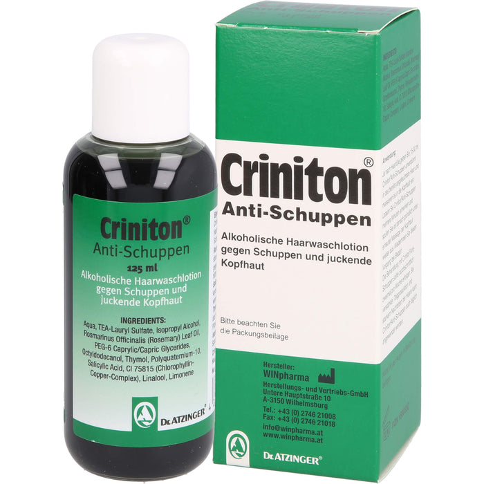 Criniton Anti-Schuppen Haarwaschlotion, 125 ml Solution