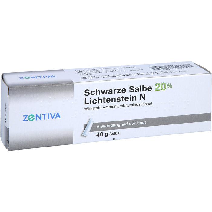 Schwarze Salbe 20% Lichtenstein N, 40 g Onguent