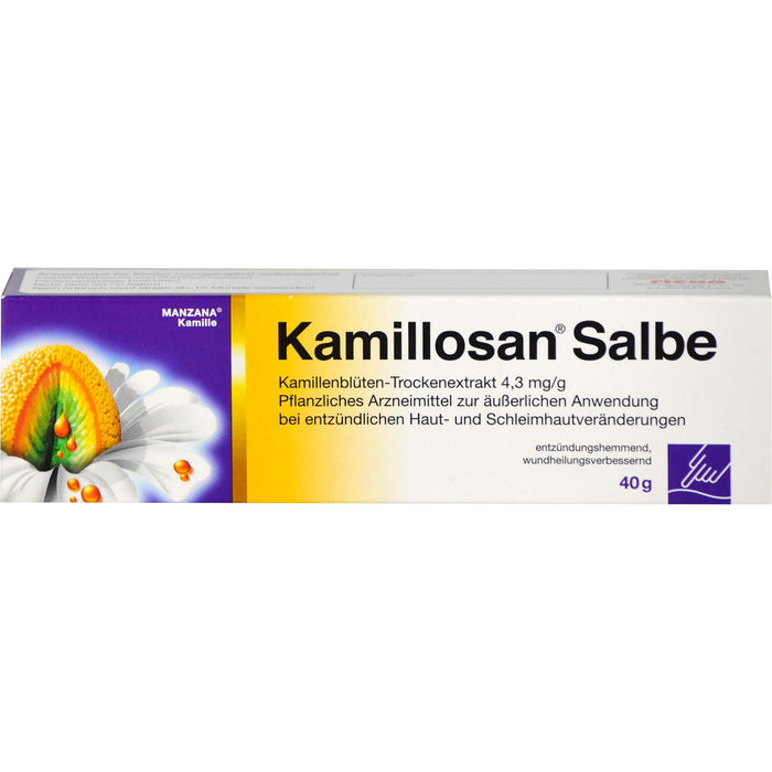 Kamillosan Salbe bei entzündlichen Haut- und Schleimhautveränderungen, 40 g Ointment