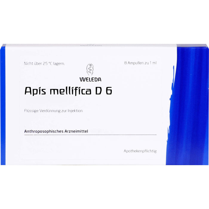 Apis Mellifica D6 Weleda Amp., 8 St. Ampullen