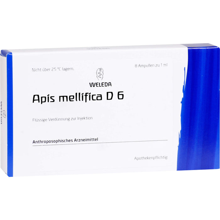 Apis Mellifica D6 Weleda Amp., 8 St. Ampullen