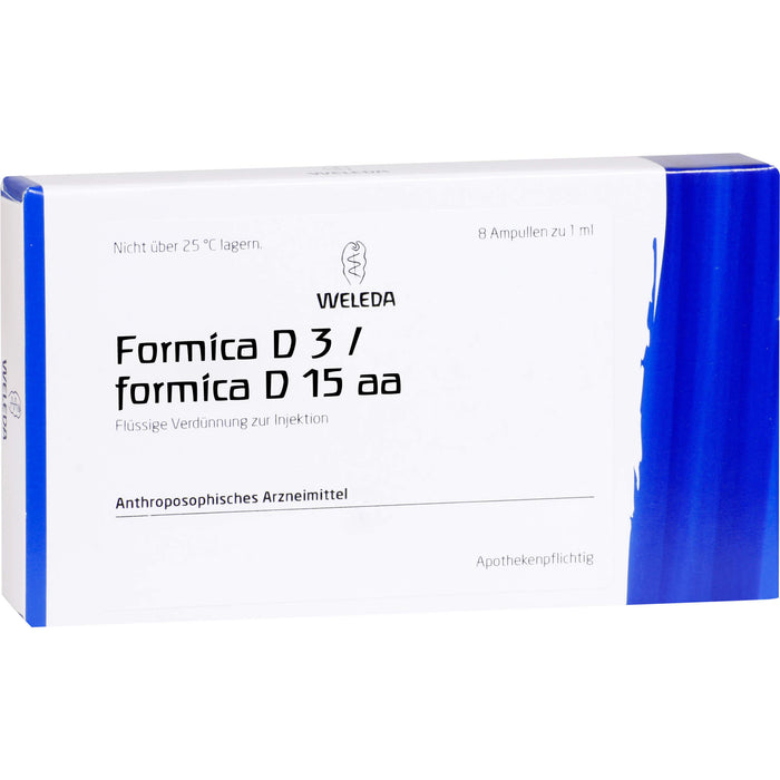 Formica D3/Formica D15 Weleda Amp., 8X1 ml AMP