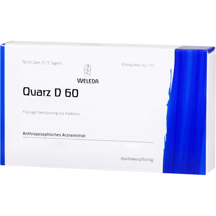 WELEDA Quarz D60 flüssige Verdünnung, 8 pcs. Ampoules