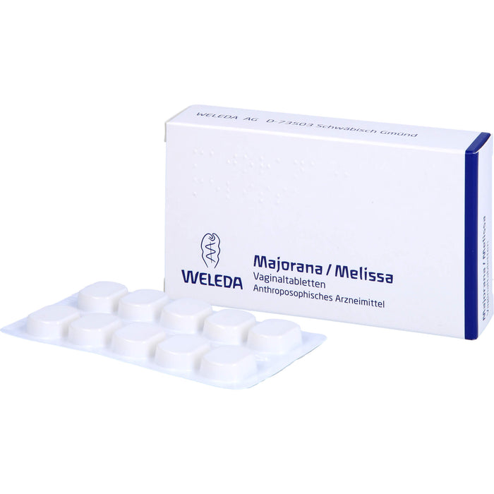 WELEDA Majorana / Melissa Vaginaltabletten, 10 pcs. Tablets