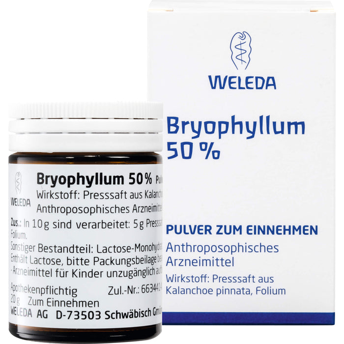 WELEDA Bryophyllum 50% Pulver, 50 g Poudre